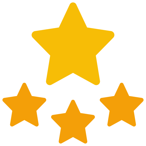 Stars Juicy Fish Flat icon