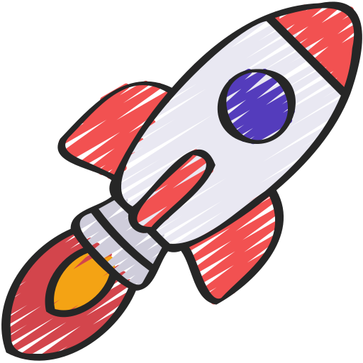 Rocket launch Juicy Fish Sketchy icon