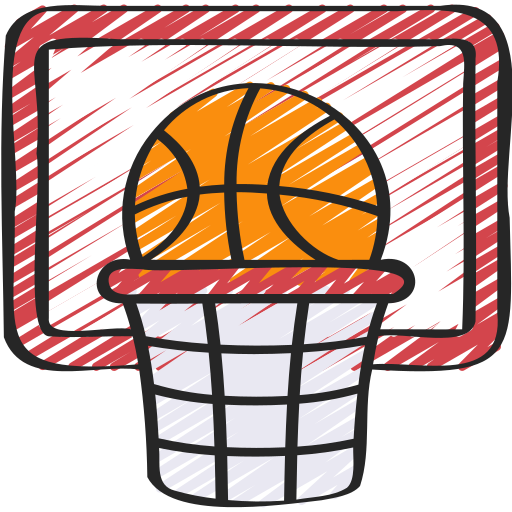 basketbal hoepel Juicy Fish Sketchy icoon