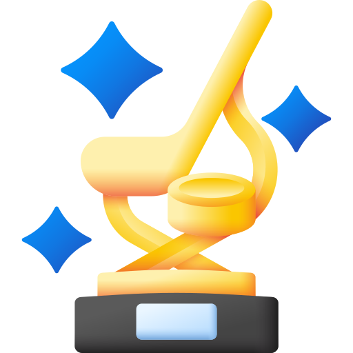 trofeo 3D Color icono