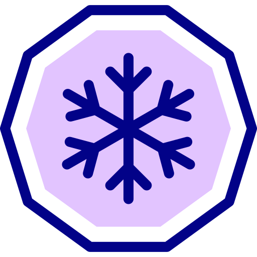 Frozen Detailed Mixed Lineal color icon