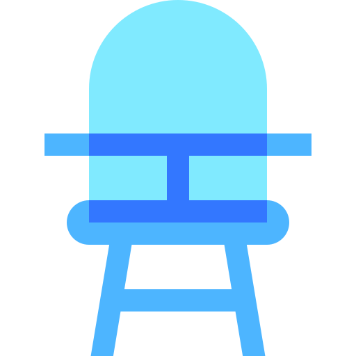 Feeding chair Basic Sheer Flat icon
