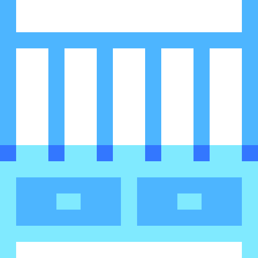 Crib Basic Sheer Flat icon