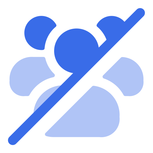 Users avatar Generic Blue icon