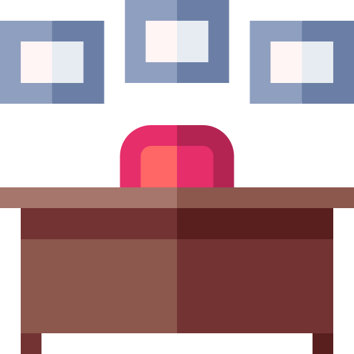 escritorio Basic Straight Flat icono