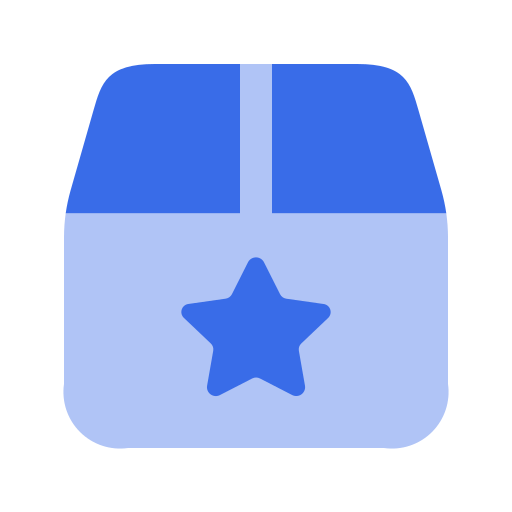 boîte d'emballage Generic Blue Icône
