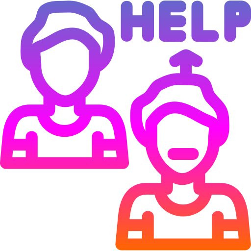 Ask for help Generic Gradient icon