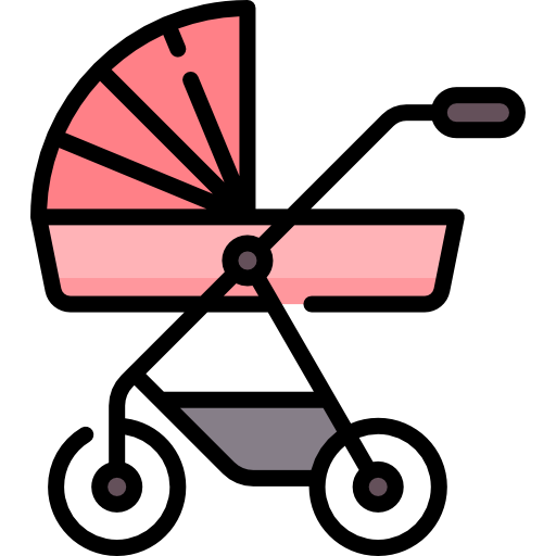 kinderwagen Special Lineal color icon