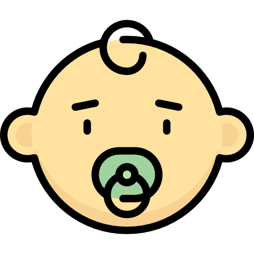 bebé Special Lineal color icono
