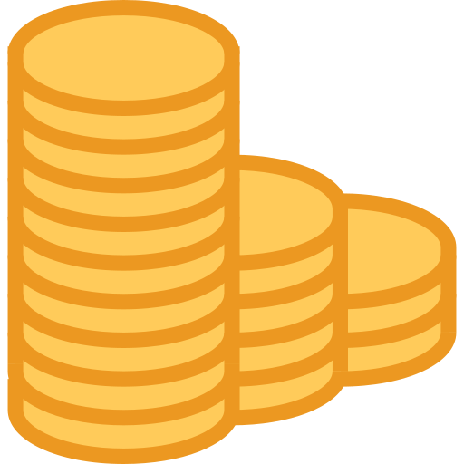 Coins turkkub Flat icon