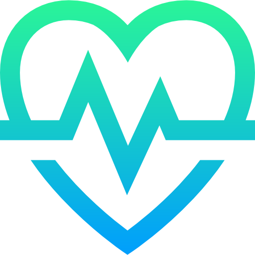 cardiología Super Basic Straight Gradient icono