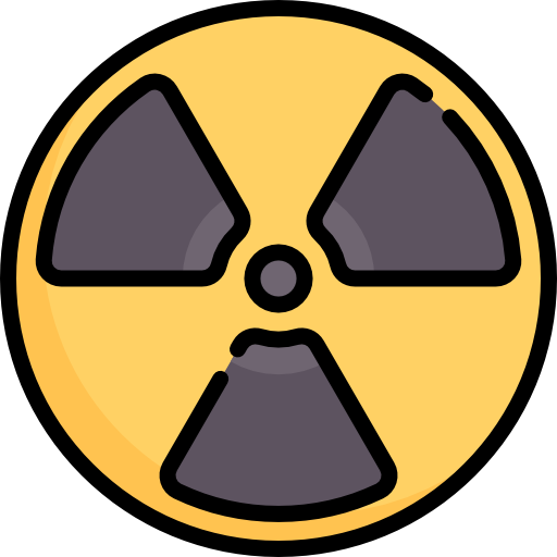 radiación Special Lineal color icono