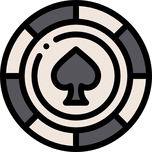 poker chip Detailed Rounded Lineal color icon