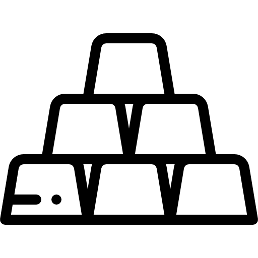 インゴット Detailed Rounded Lineal icon