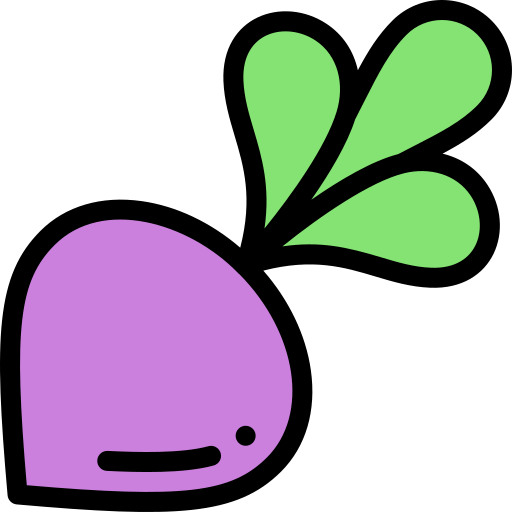 Turnip Detailed Rounded Lineal color icon