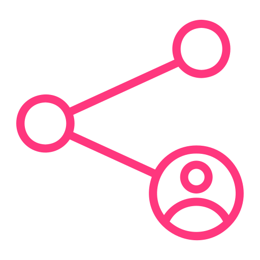 繋がり Generic Outline Color icon