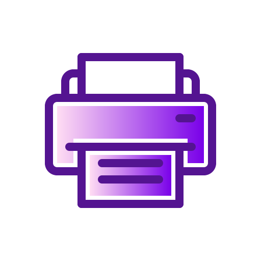 drucken Generic Lineal Color Gradient icon