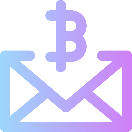 e-mail Super Basic Rounded Gradient ikona