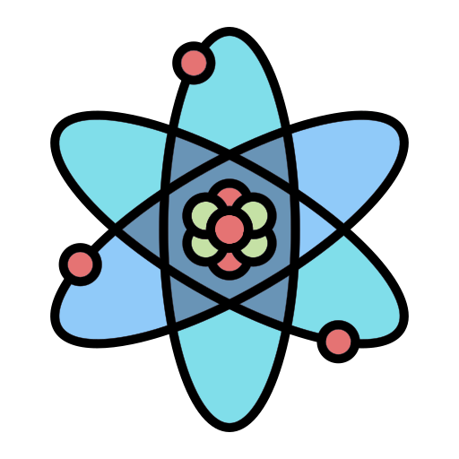 Atom Generic Outline Color icon