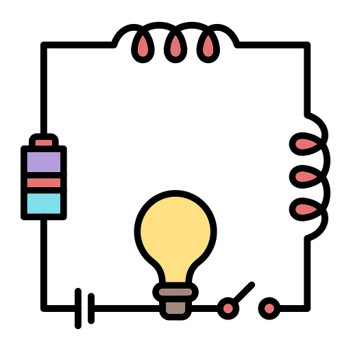 circuito eléctrico Generic Outline Color icono