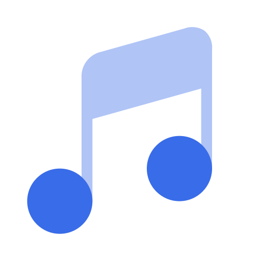 musiknote Generic Blue icon