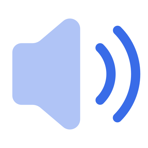 lautstärke erhöhen Generic Blue icon
