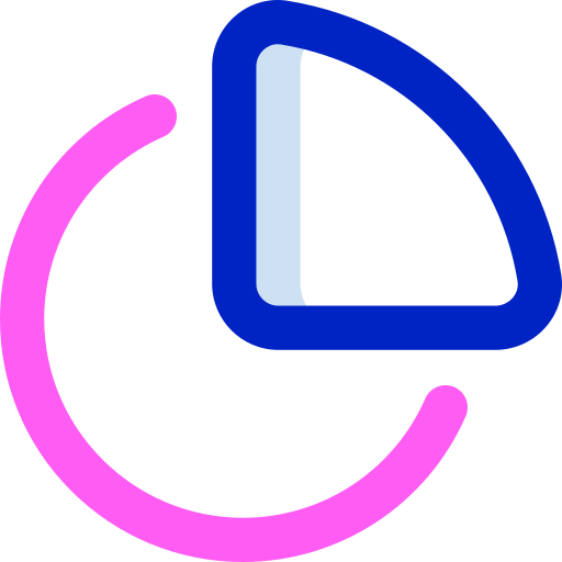 파이 차트 Super Basic Orbit Color icon