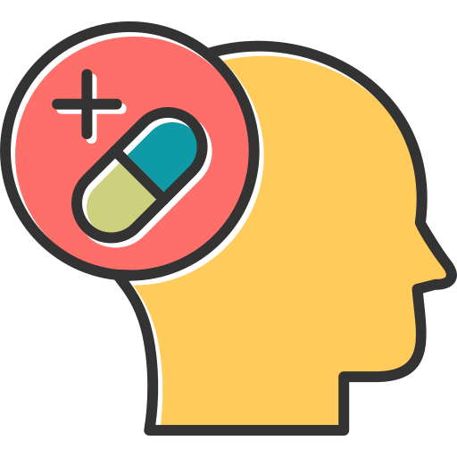 Mental health Generic Color Omission icon