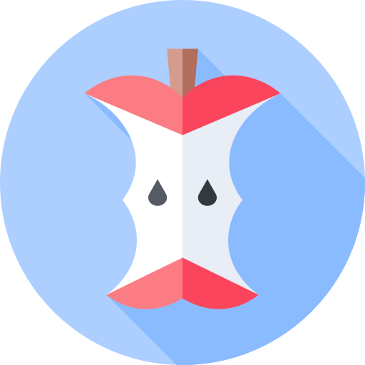 쓰레기 Flat Circular Flat icon