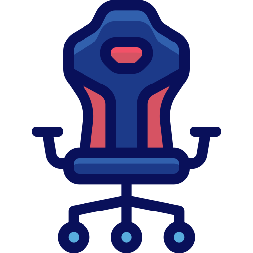 Cadeira de jogos Generic Outline Color Ícone