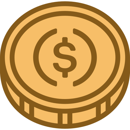 munteenheid Generic Outline Color icoon