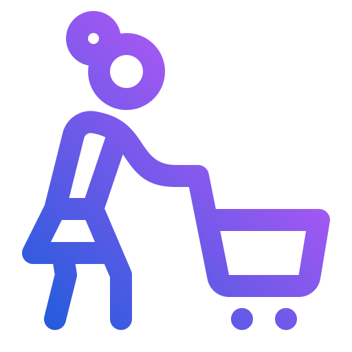 Push cart Generic Gradient icon
