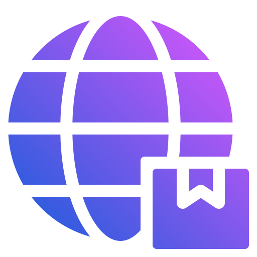 Worldwide shipping Generic Flat Gradient icon