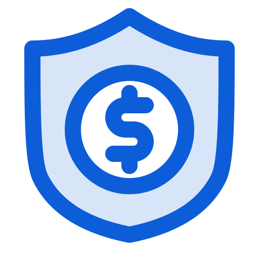 sichere bezahlung Generic Blue icon