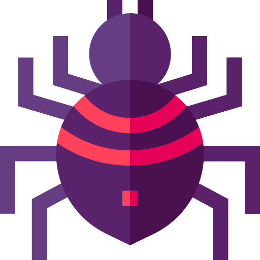 거미 Basic Straight Flat icon