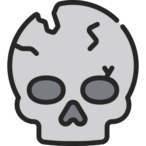 Skull Juicy Fish Soft-fill icon