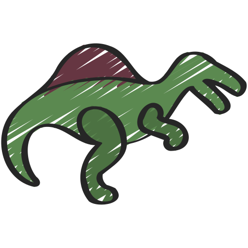 spinosaurus Juicy Fish Sketchy icono