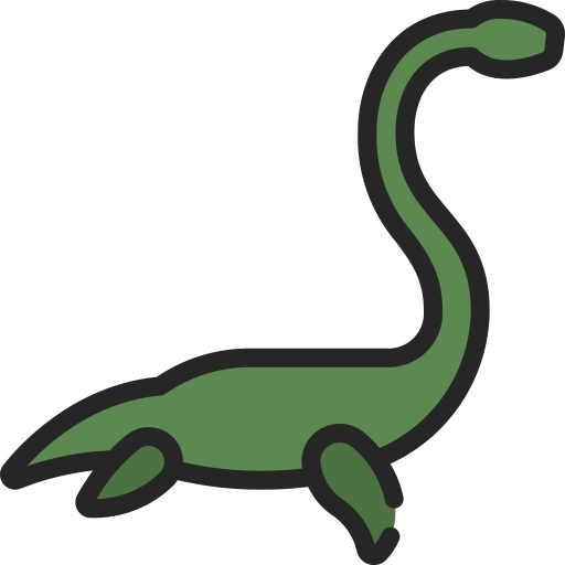 elasmosaurus Juicy Fish Soft-fill icoon