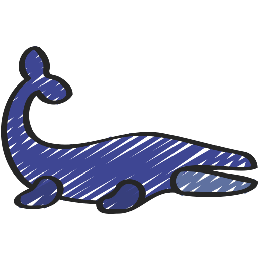 Mosasaurus Juicy Fish Sketchy Ícone