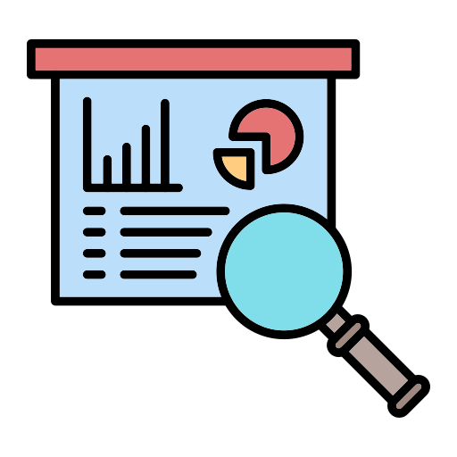 analytisch Generic Outline Color icoon