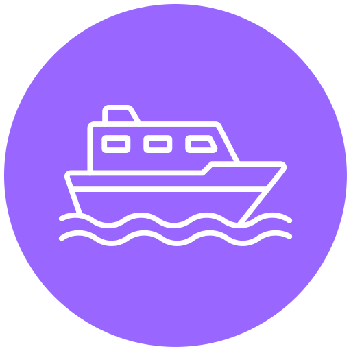 Лодка Generic Flat иконка