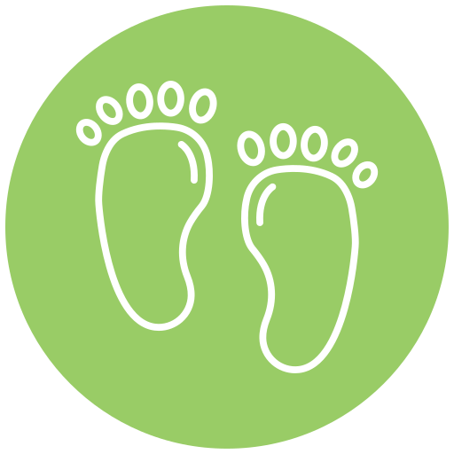 Footsteps Generic Flat icon