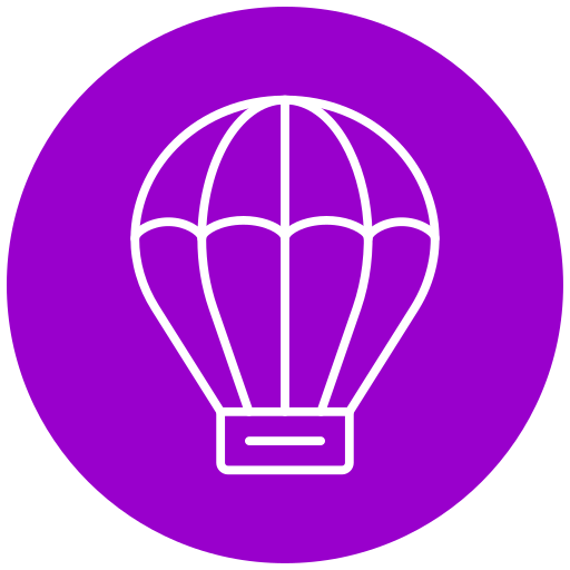 Parachute Generic Flat icon