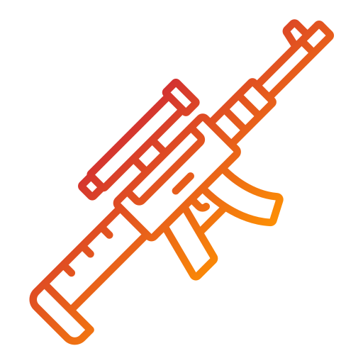 rifle de francotirador Generic Gradient icono