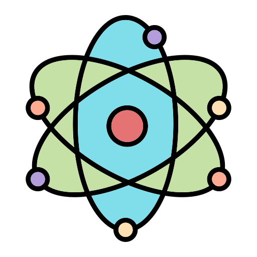 原子力 Generic Outline Color icon