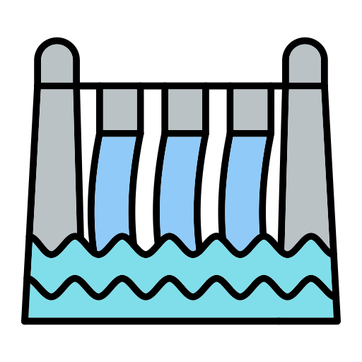 energia idroelettrica Generic Outline Color icona