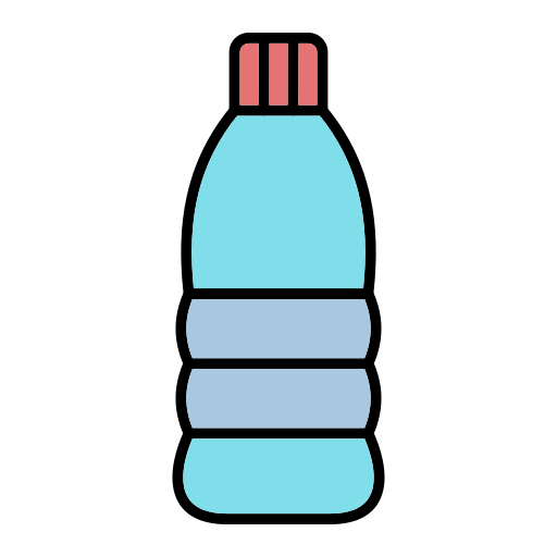 plastic flessen Generic Outline Color icoon