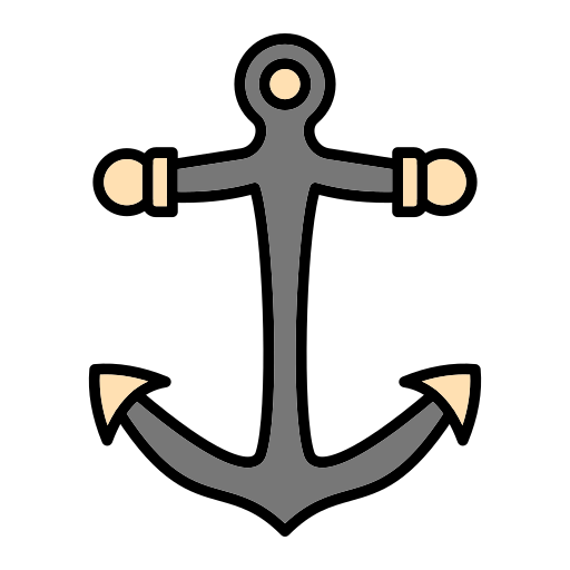 Anchor Generic Outline Color icon