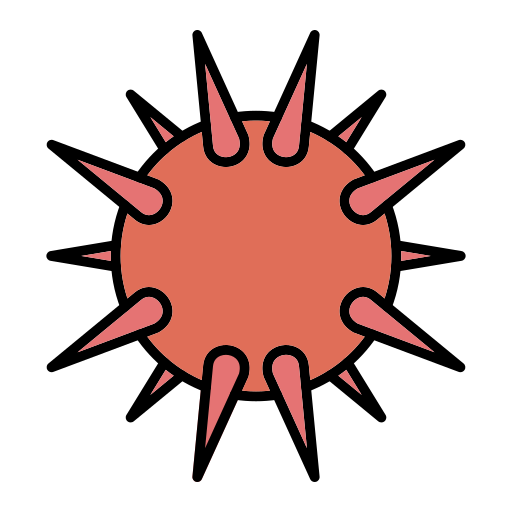 Sea urchin Generic Outline Color icon