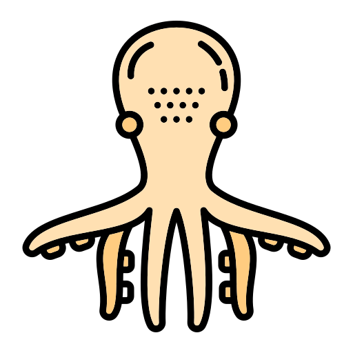 tintenfisch Generic Outline Color icon